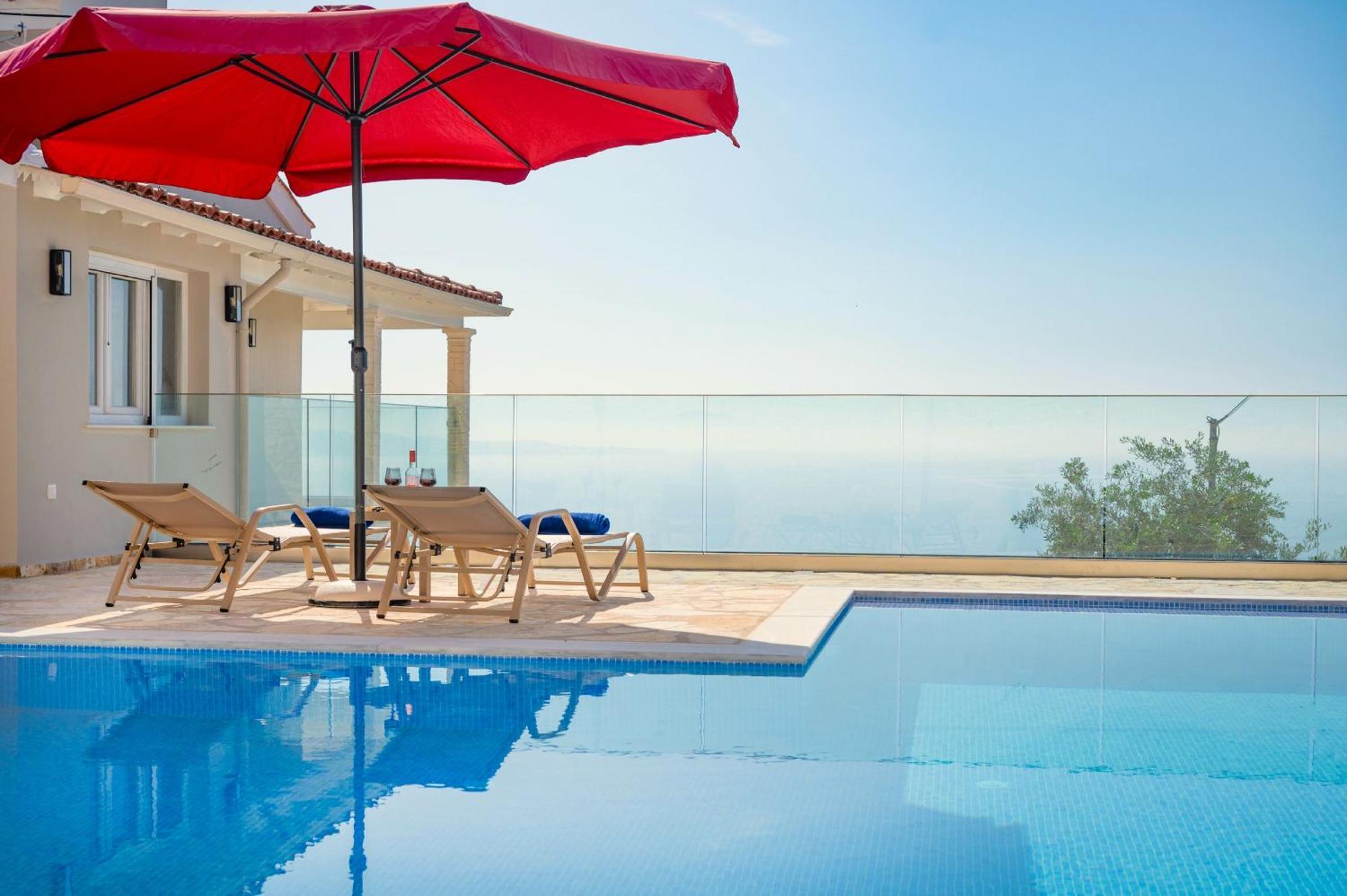 Villa Theview Katávolos エクステリア 写真